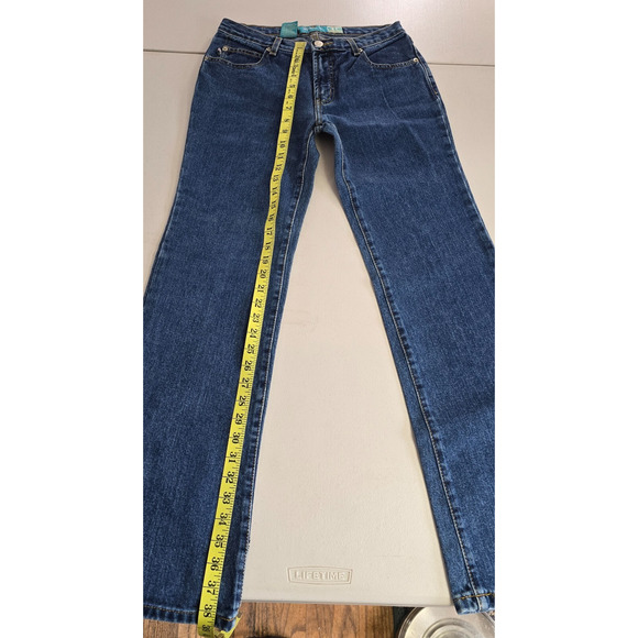 T.T. Blues Jeans Junior's 7 Blue Medium Wash Regular Fit Cotton - Picture 10 of 15